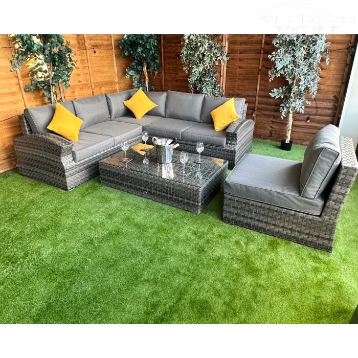 Serena Lisbon Corner Sofa Set with Coffee Table