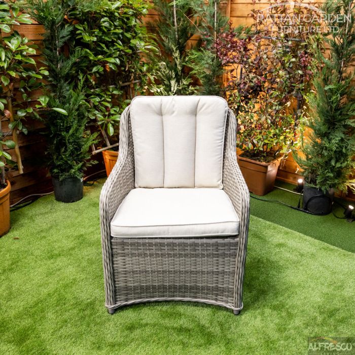 Champagne Vienna 8 Seat rattan Fire Pit With 200cm Rectangular Table