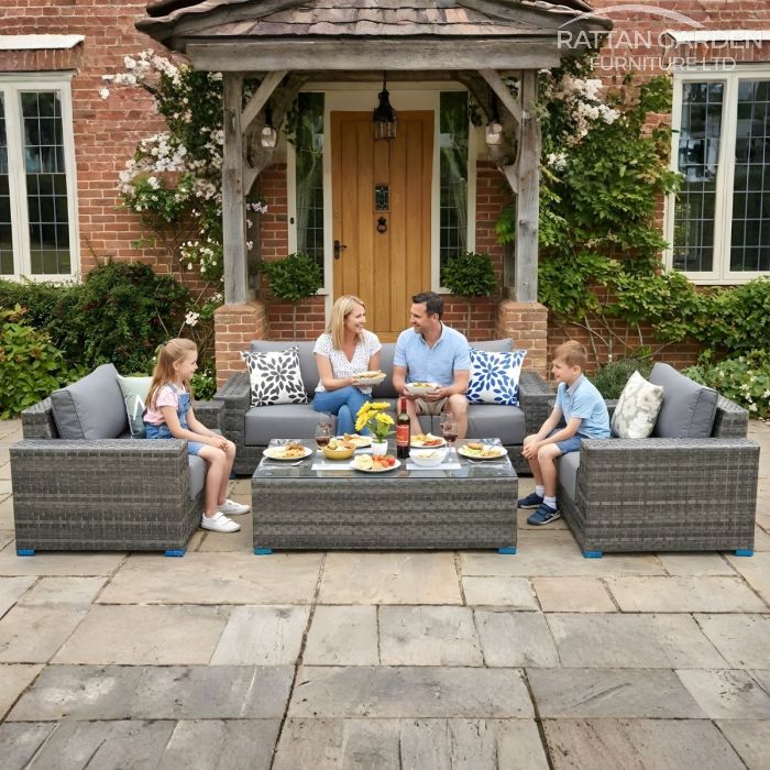Serena Oslo Extra Large 5 Seat 4 Piece Sofa Set