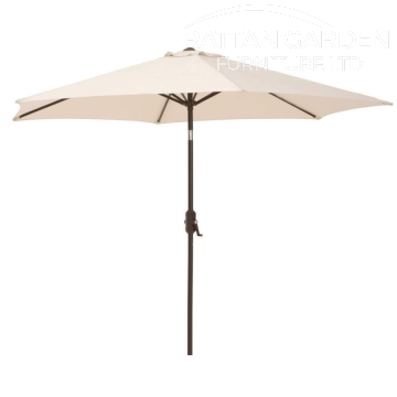 3.0 Meter rattan Cream Crank Parasol