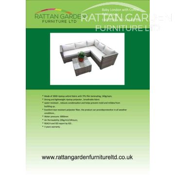 Deluxe Rain Cover for Kensington rattan Corner Sofa