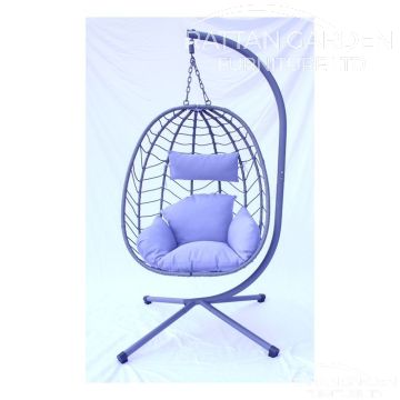 Comfy Deluxe Single Hanging Rattan Egg Chair