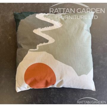 Orange Circle Scatter Cushion
