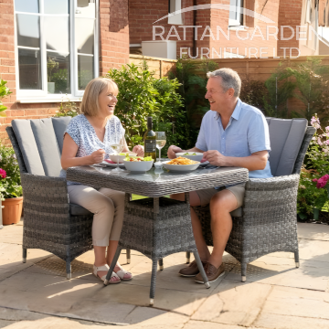 Rattan Serena Atlanta Square Bistro Set